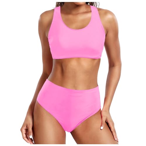 Vestidos De BañO De 3 Piezas Bikinis con Falda Incorporada Vestidos De BañO De 1 Pieza Relleno para Bikini Bandeau Bikinis con Short para Gorditas Parte De Arriba del Traje De BañO Mujeres Trajes De