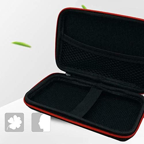 Tongdejing Hard EVA Carrying Case for RG350, Retro Protective Game Console Bag with Lanyard, Travel Protective Cases for Game Console & Accessories(black)
