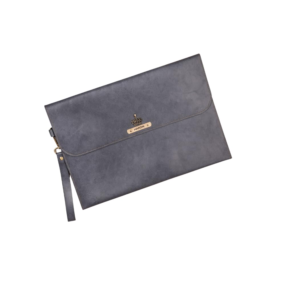 Customized Leather Laptop Bag with Name & Charm | Personalized Laptop Bag for Men & Women-image-26