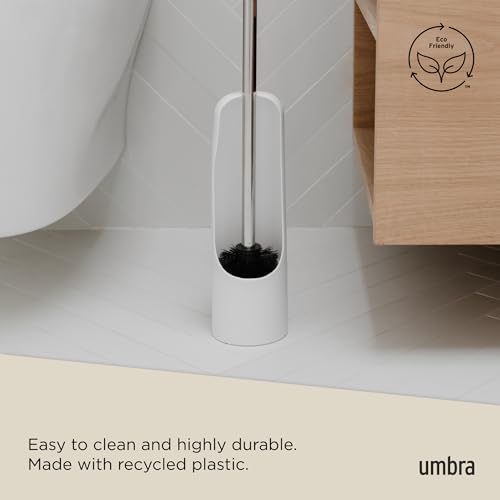 Image of Umbra 023274-660 Touch Toilet Brush, White.