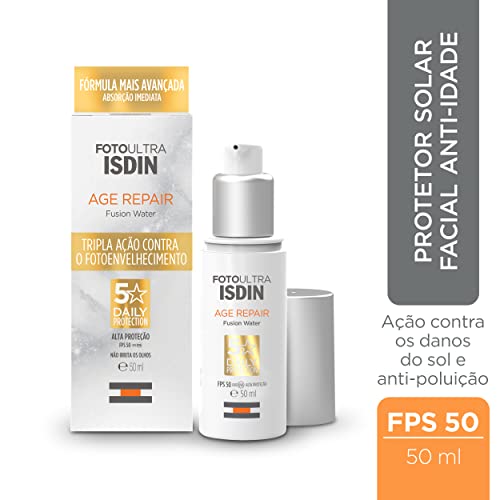 ISDIN Protetor Solar Facial Antiaging Fusion Water5 Stars Age Repair Fps 50