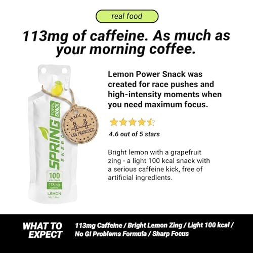 Image of SPRING Lemon Energy Gel with 113 mg of Caffeine (8)