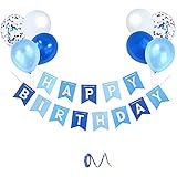 JUNGE KINDERGEBURTSTAG DEKO : Süße Kinder Geburtstagsdeko in Blau! Sondern kann auch eine Requisite für Ihre Fotoaufnahmen sein. Schöne Dekorationen für Junge Geburtstag, Alle werden es lieben, deine Gäste werden beeindruckt sein！