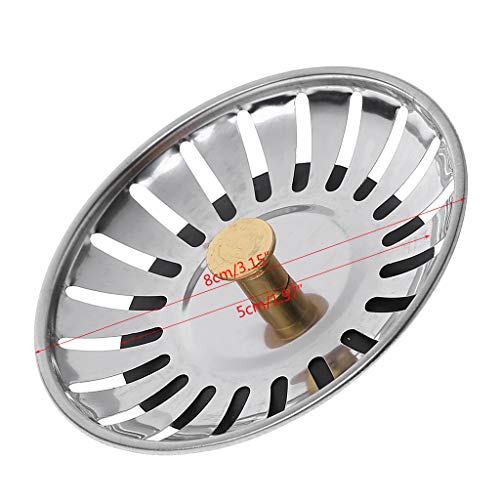 Colador para fregadero de cocina en acero inoxidable miniatura 3