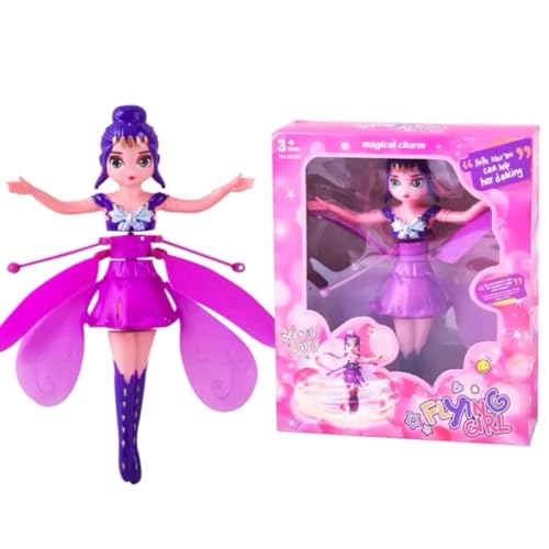 CHITHARA Sky Dancer Flying Doll Purple Infrared Induction Ages 3+ (Purple)