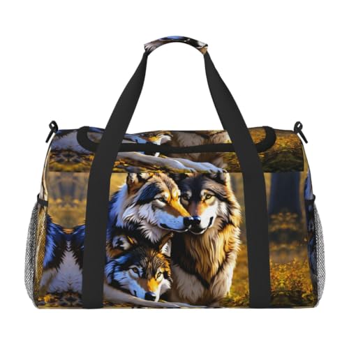 Bolsa de viaje Wolfs impermeable y plegable que maximiza el espacio en tus escapadas