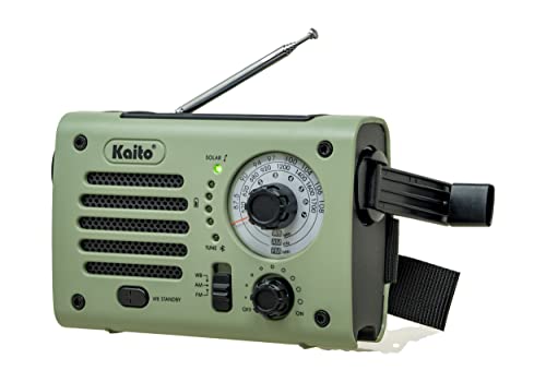 Kaito Ka380 Emergency Radio & Portable Bluetooth Speaker – Am/Fm Noaa Weather Radio Rechargeable With Solar Panel And Hand Crank #TOP19