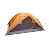 Amazon Basics Tente dôme 4 personnes, orange/gris