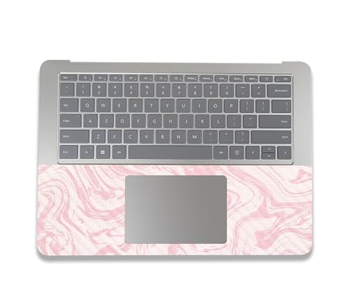 Image of MightySkins Carbon Fiber Skin Compatible with Microsoft Surface Laptop Studio 2 (2023) Full Wrap Kit - Silky Pink | Protective, Durable Textured Carbon Fiber Finish | Easy to Apply | Made in The USA