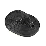 Rocky Mountain Goods 75 Foot Flat Weeper Soaker Hose - Drip Irrigation - Double Layer Design - Saves 70% Water - Consistent Drip Entire Length of Hose - Includes 3 Pressure Reducing Discs (1)
