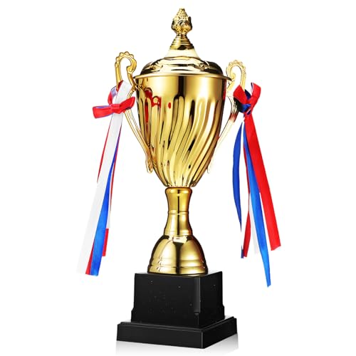 Grande tasse de trophée en métal pour compétitions sportives et matchs
