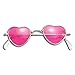 Produktbild Bristol Novelty BA275 Herzförmige Brille, Rosa, Rose, Einheitsgröße