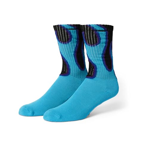 HUF Exhaust Crew Sock |Comfortable Socks for Men, Durable Streetwear Footwear for Casual Wear, Sports & Outdoor Activities