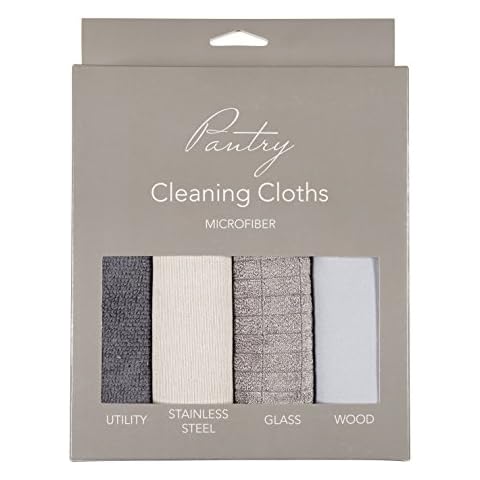 KAF Home Pantry Microfiber Cleaning Cloth 4-Pack Cover