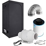 Vollständiges Abluftset/Klimaset mit ROBUSTEM AC Rohrventilator Lüfter VOLLVERKABELT, Zweistufig, 145 - 187cbm/h, 21-33W Verbrauch, 26-37db(A). Das Srt ist bewährt und ein Klassiker!