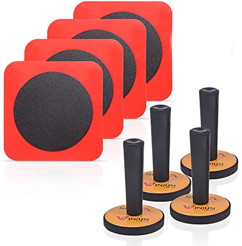 Gomake Vinyl Wrap Magnet Holder 4 PCS With 4 PCS Adsorptive Patch for Car Wrapping Window Tint Wallpaper Film Fix Aid Tool Set