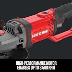 CRAFTSMAN V20* Angle Grinder, Small, 4-1/2-Inch, Tool Only (CMCG400B) - Image 4