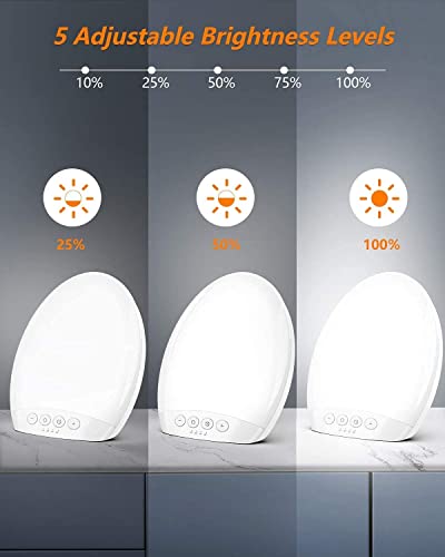 41wuFh96ucL Sun Lamp, Sunlight Lamp 10,000 Lux, Portable Natural Daylight Lamp with Adjustable Colors and Brightness, 4 Timer… - Image 4
