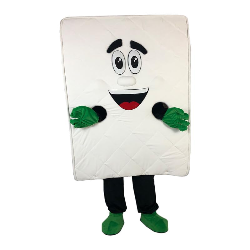 Bed Mattress Mascot Costume Funny Cartoon Fancy Dress