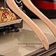 ZAAWUUT Ofenrost-Abzieher aus Holz, Regalabzieher, langer Griff, für Toaster, Ofen, Luftfritteuse, Backen, Grillen, Kochen, 27,9 cm Länge