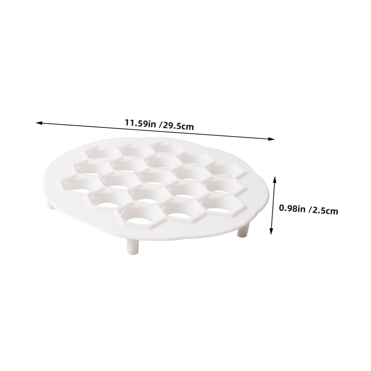 Ciieeo Sturdy Abs Multi-hole Dumpling Maker Tool Perfect for Home Restaurant Use