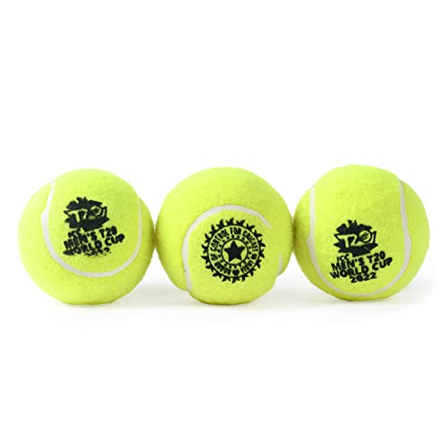 ICC 80 GMS Hit Cricket Tennis Ball - Pack of 3, Yellow (B0BJ6V8S66) Amazon Price History, Amazon Price Tracker