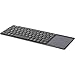 Produktbild InLine 55377B Bluetooth Aluminium Slim-Tastatur mit Touchpad, schwarz