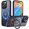 IPhone 12 Pro Max Case - Heavy Duty Phone Case - Heavy Duty Magnetic Phone Case, Support Magsafe, With 360° Rotating Ring Kickstand, Military Grade Drop Protection - DALE