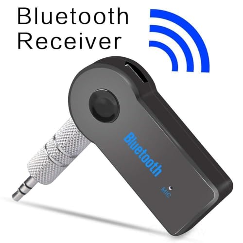 Image of Techking 15 Years Warranty Bluetooth 5.0 Car Audio Receiver | Wireless AUX Dongle with Mic for Calls | USB Powered, Sound, Plug-and-Play Music Receiver for Any Stereo