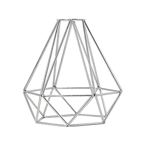 Frideko Vintage Industrial DIY Negro Metal Jaula de Pájaros Lámpara Lámpara Pantalla de Iluminación para Colgante Luces de Pared