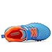 Kids Sneakers for Boys Girls Running Tennis Shoes Lightweight Breathable Sport Athletic Blue Orange A Size US 13 Little Kid