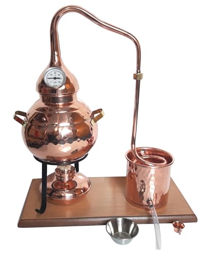 Dr. Richter Alambic Classico - Destilador con termómetro (2 litros)