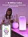 meross Smart Table Lamp, Bedside Lamp, Compatible with Apple HomeKit, Siri, Amazon Alexa and SmartThings, Tunable White and Multi-Color, Touch Control, Voice and App Control