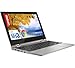 Lenovo 15.6 Inch Chromebook, 2-in-1 Touchscreen Laptop | Intel Core i3, Dual-Core Processor | 4GB RAM, 64GB Storage | Mineral Grey | Google Security Chip | Intel UHD Graphics 620 | 720p HD Camera