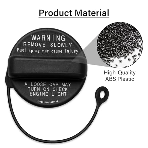 Image of Gas Cap Fuel Cap Fit for Subaru, 2010-2024 Outback Impreza Legacy, 14-23 Forester, 13-23 Brz, 13-24 Crosstrek, 15-23 WRX, 19-23 Ascent, Replace 42031AJ000 42031FJ000 42031FJ001 Gas Tank Fill Cap