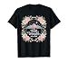 Not All Who Wander are Lost Floral Hiking Outdoor Trekking T-Shirt