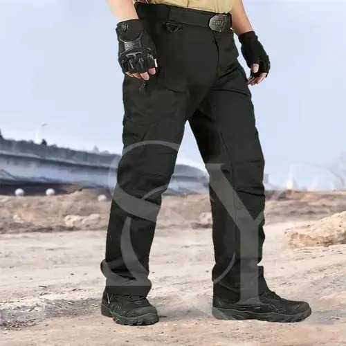 Calça Masculina Tática Militares À Prova D'água, Ix7 ECOCOZY (IX7 Preto,GG)