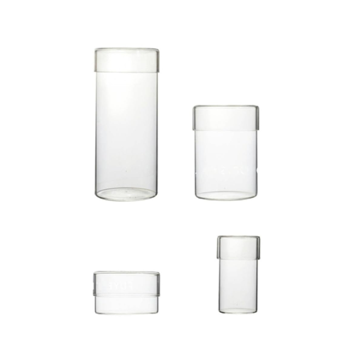 4 Piezas Tarro de Cristal para Almacenar Alimentos, Tapa