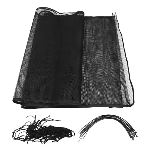 子どもの安全メッシュネッティング保護手すり階段セーフティネット屋内屋外 (黒)