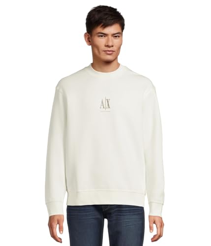 Armani Exchange mens Icon Logo Sweatshirt