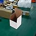 Healvian 10pcs White Corrugated Cardboard Moving Boxes 10x10x10cm Shipping Mailing Packing Storage Carton Box for Industrial and Scientific Packaging Supplies