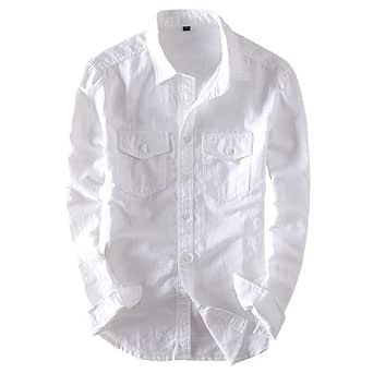Soft Touch Double Pocket Shirt White