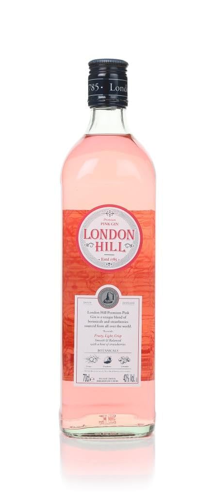 London Hill Pink Gin | 70cl | 40% ABV | Fruity, Light & Crisp | Notes of Spice and Strawberries | Delicious in a Pink Gin & Tonic
