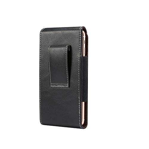 Étui vertical en cuir Tecno Camon 30 5G avec passant ceinture noir - 6
