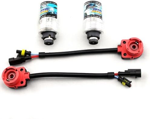 1 Pair D2r D2s 6000k HID Xenon Bulbs Lights Lamps 12v 35w Diamond White- Single Beam--wires in the Picture Are Not Included in the Package;
