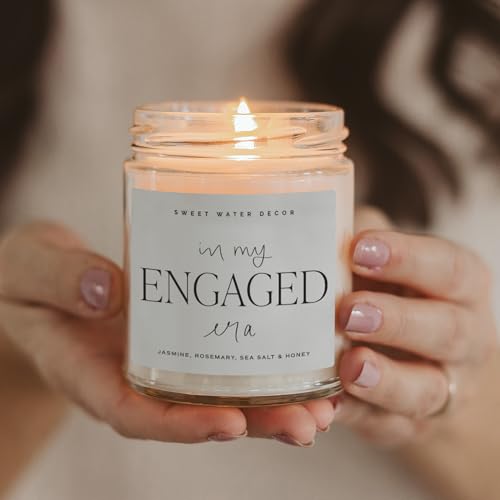 Engaged Era Soy Candle - 9 oz Bridal Shower Gift with Floral Scents and 40+ Hours of Relaxing Burn Time, Made in the USA - Image 5
