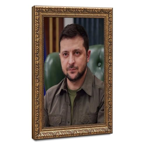 Poster Volodymyr Zelenskyy portrait historique symbole de l'Ukraine