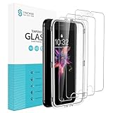 Syncwire iPhone 8/7/6s/6 Screen Protector [3-Pack] – 9H Tempered Glass Film for iPhone 8/7/6s/6 Case Friendly, 2.5D Round Edge, Anti-Bubbles, Easy Install Tool, 3D Touch Support