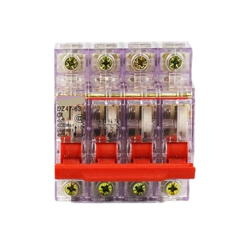 Disjoncteur tétrapolaire 4P DZ47-63A pour sécuriser les circuits de forte puissance