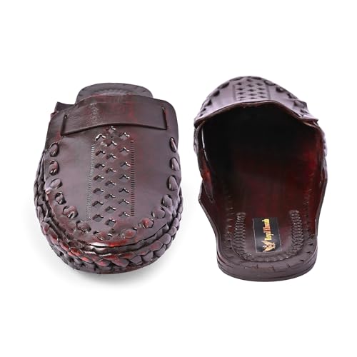 Image of Kolhapuri Chappal for Men| Kolhapuri Slippers for Men| kolapuri chapal Men| Leather Slippers for Men| Leather Chappal for Men-CS-AB-Parent A13